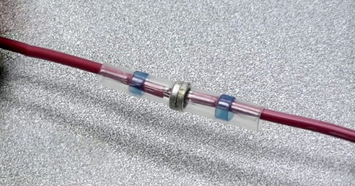 Anillo de soldadura directamente sobre el nodo de conexión