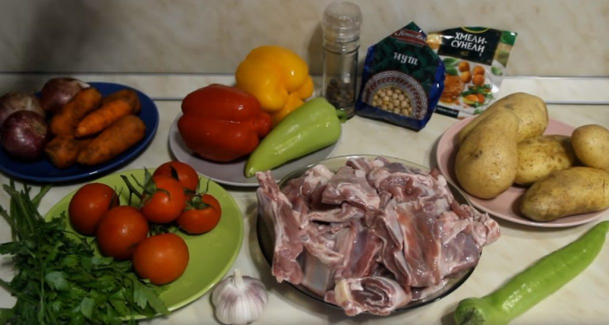 Όλα τα υλικά για σούρπα