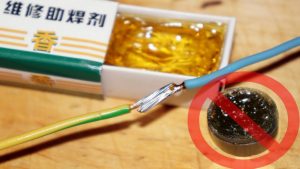 Què fer si el cable no està estanyat? Flux de soldadura efectiu de la botiga de queviures