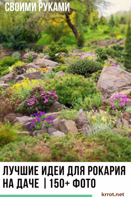 Rockery v zemi vlastníma rukama