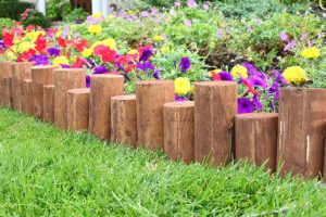 Cercado para macizos de flores.