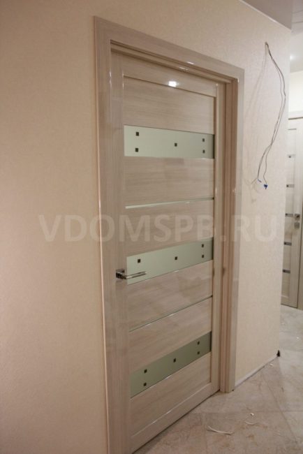 Figura 5 Puerta recubierta de PVC brillante