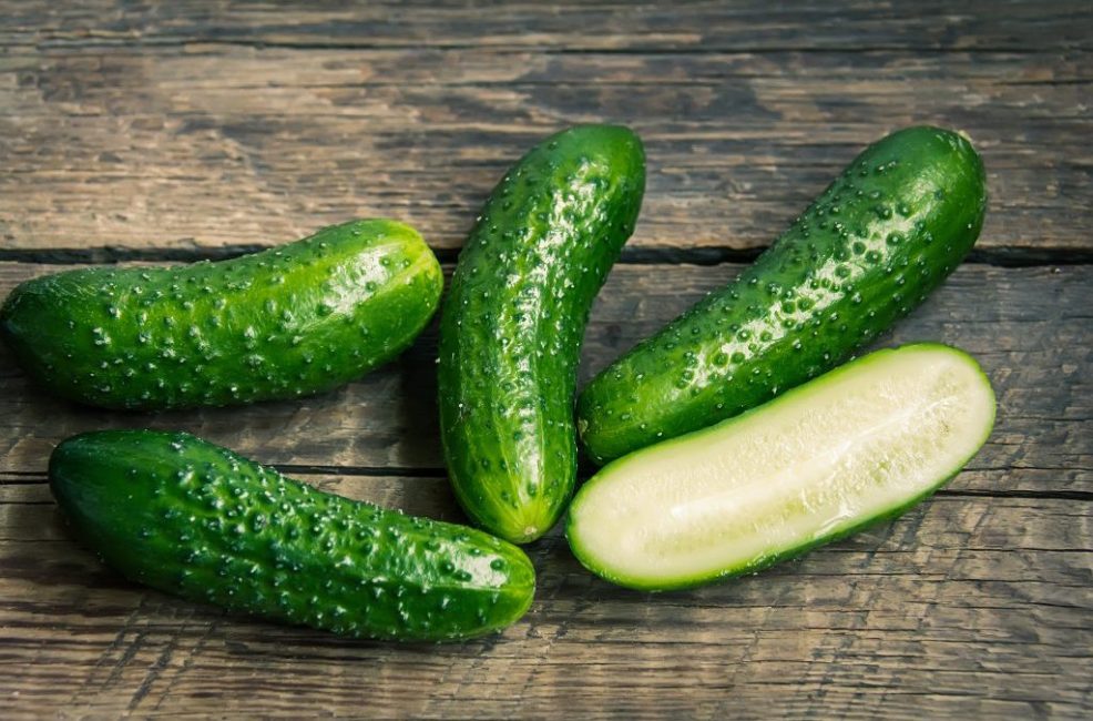 Tyypillinen esimerkki siemenettömästä kurkusta