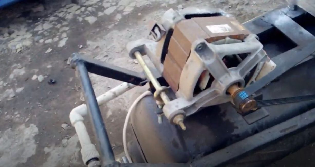 elektrik motorunu tabana takın
