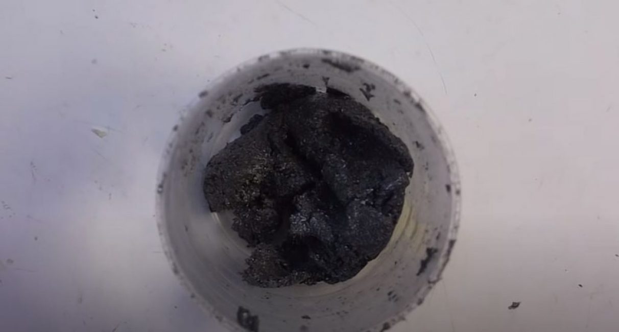 Como resultado, obtenemos tal pasta de soldadura.